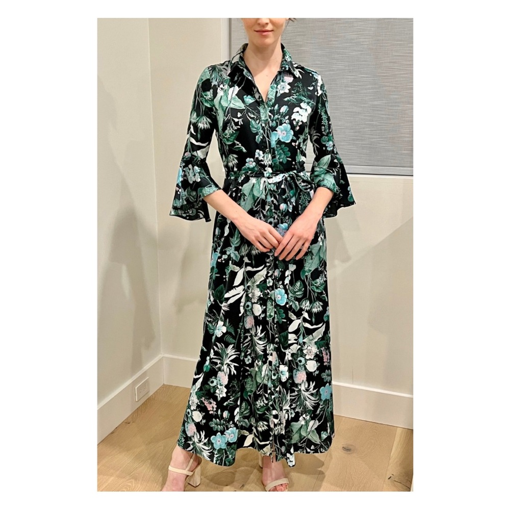 Banana Republic silk maxi dress